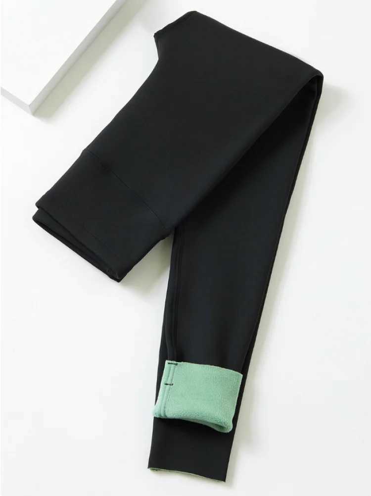 Plus Size M-5XL Fit 40-110KG Women Leggings Thick Winter Pencil Pants Fleece Lining Keep Warm Big Size Woman Clothing Yoga PantsX240914