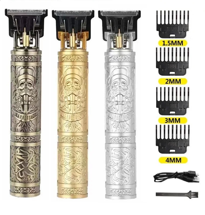 Vintage T9 Wholesale Hair Clipper Professional Beard Shaver Trimmer Electric Haircut Machine Cutting 240911