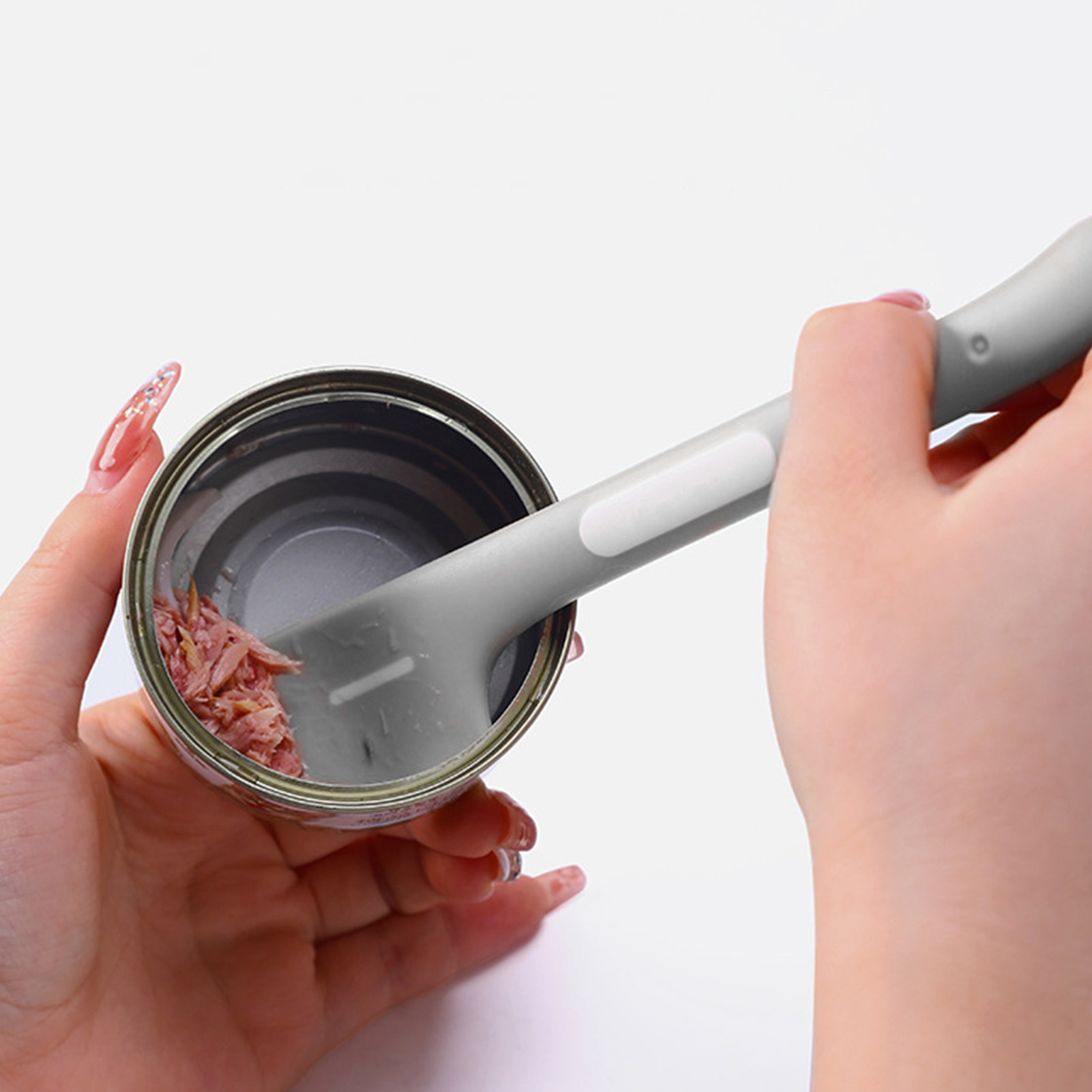 Pet Food Can Spoon Safe Practical Right Angular Design Dog Cat Food Canned Scoop Mixing Spoon For Home
