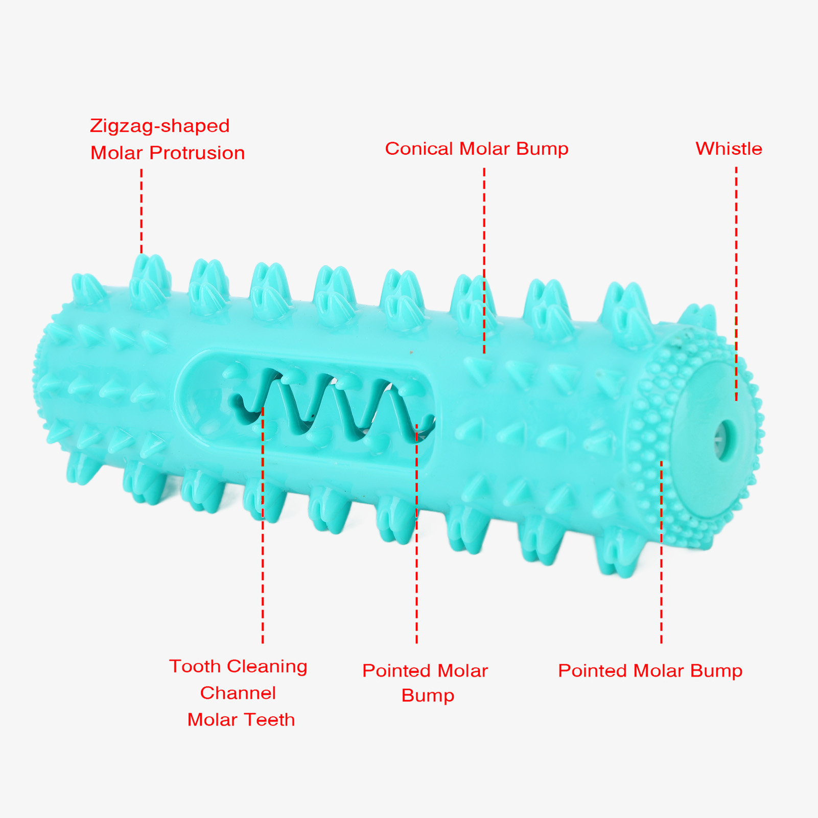 Pet Vocal Serrated Molar Stick Dog Tooth Cleaner Stick Dog Chew And Bite Pet Toy Vocal Serrated Molar Stick