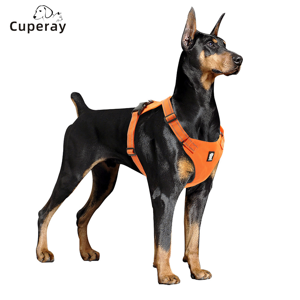 Large Dog Harness Reflective Adjustable Lightweight Pet Dog Harness Comfortable Dog Harness Suitable for Large and Medium- Dogs