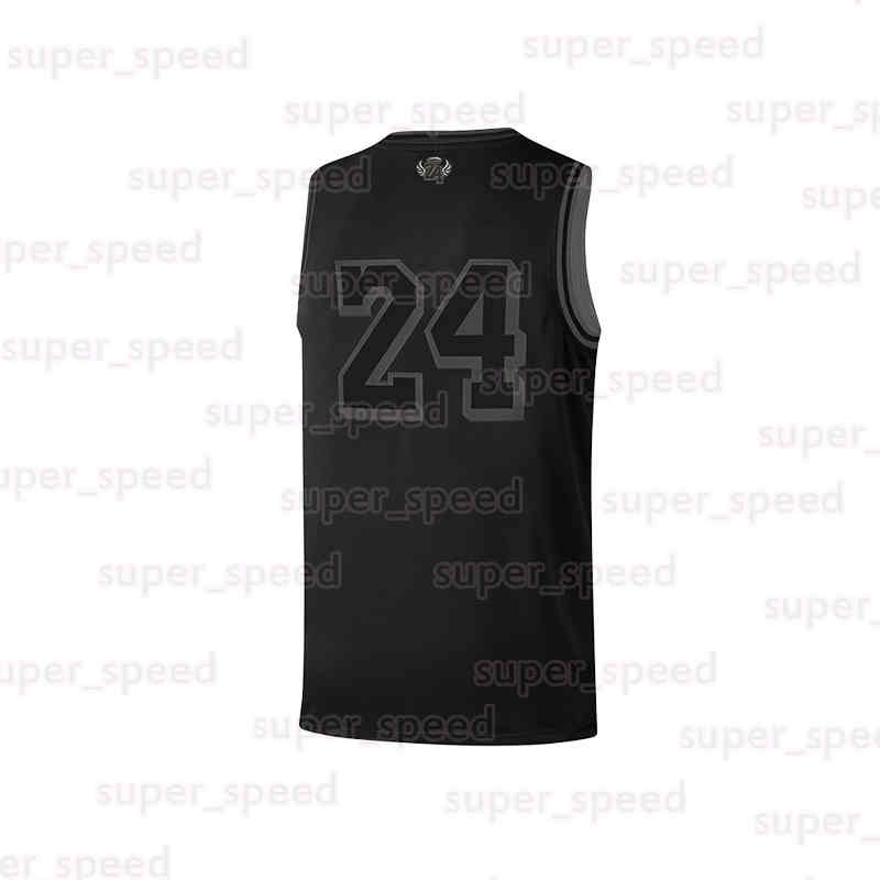Youth 24 Legends Basketball Jersey Children Stitched Sports T-Shirt Jerseys Boys Kids Black Clothing for Party Gifts
