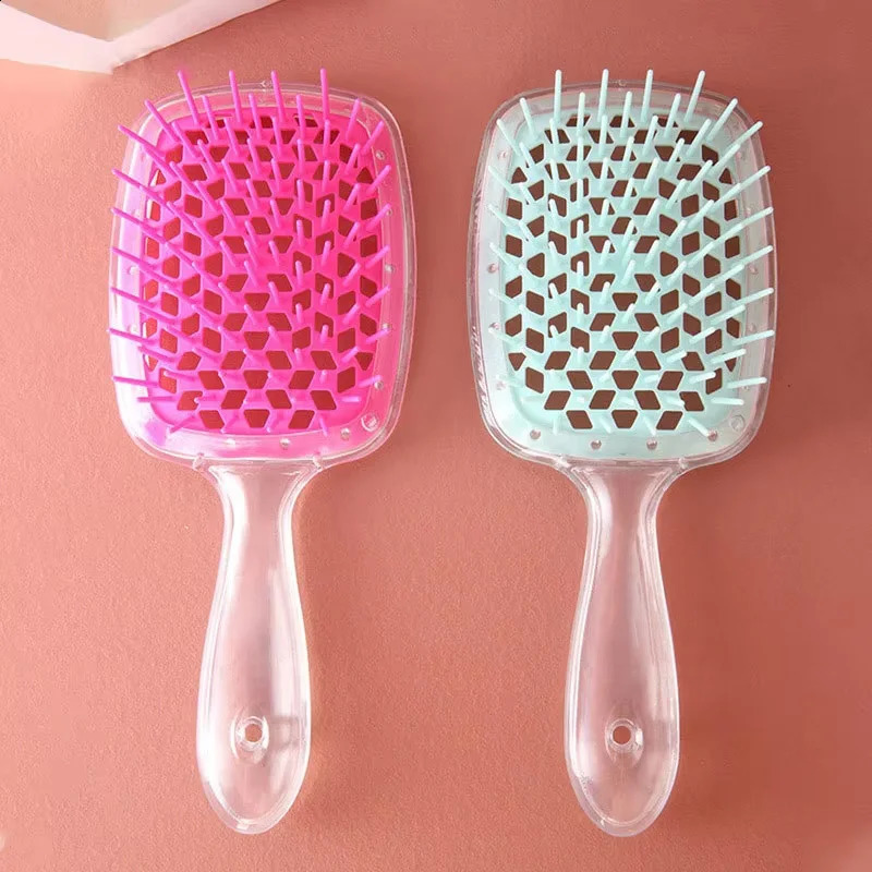 Hairdressing Hair Smoothing Honeycomb Curved Cutout Brush Used For Styling Combing And Massaging The Scalp Comb 240911