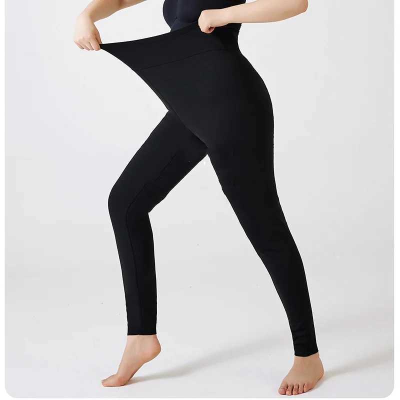 Plus Size M-5XL Fit 40-110KG Women Leggings Thick Winter Pencil Pants Fleece Lining Keep Warm Big Size Woman Clothing Yoga PantsX240914