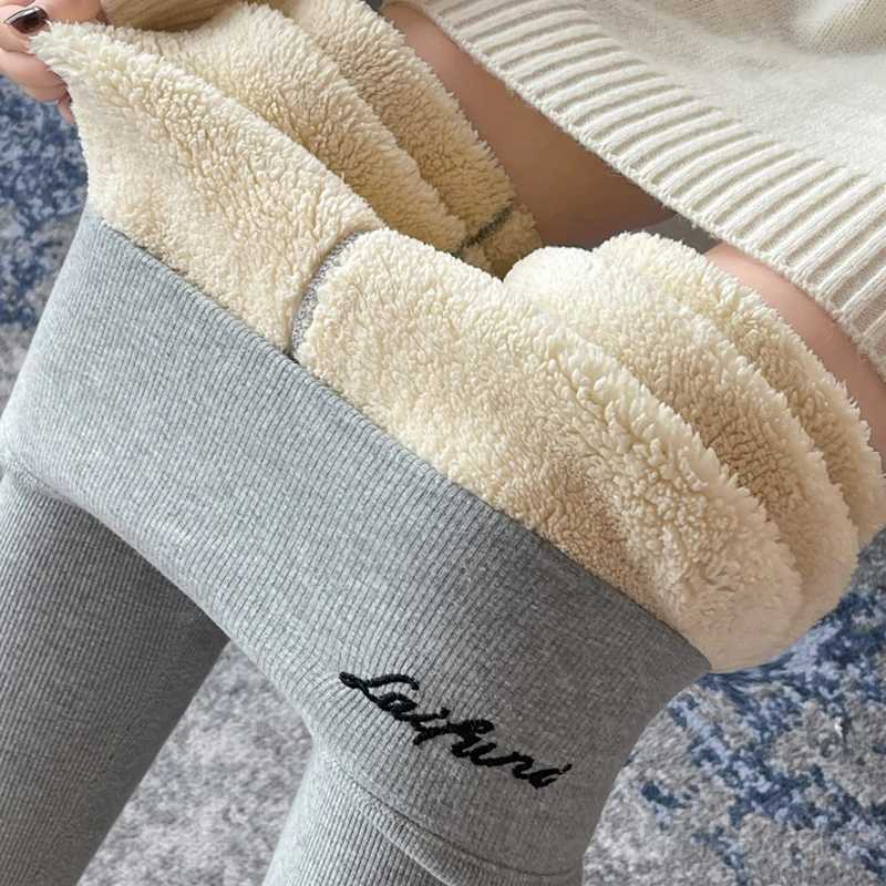 Winter Warm Velvet Hip Liftting Leggings Push Up Elastic High Waist Thermal Legging for Women Slim Tights Womens TrousersX240914