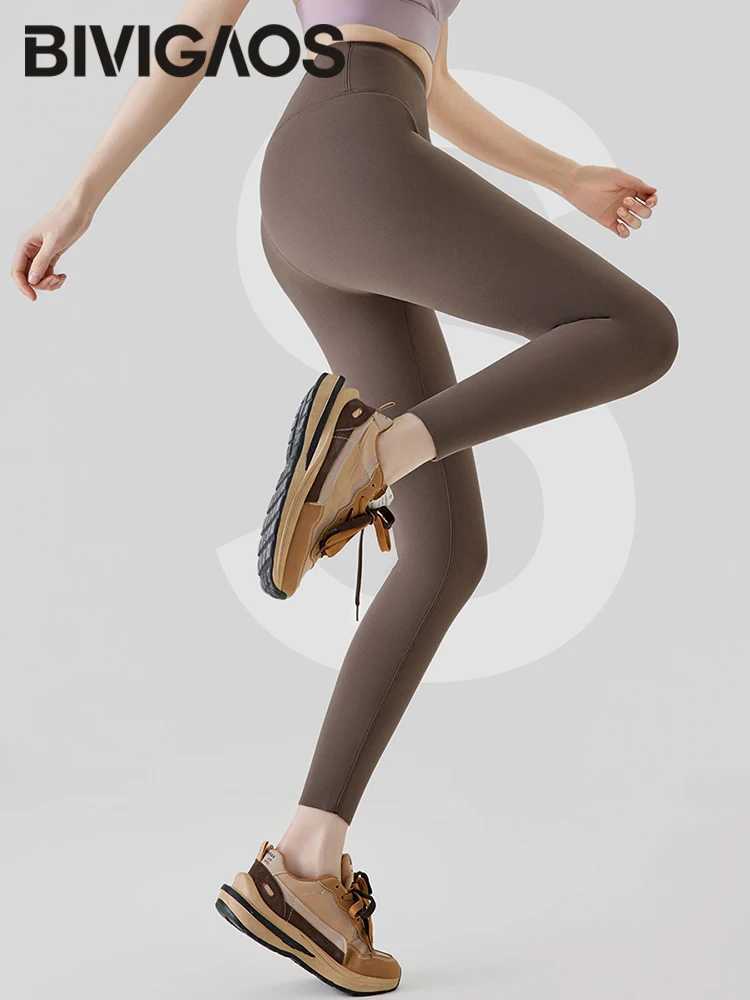 BIVIGAOS Autumn New Rabbit Velvet Shark Leggings Women High Waist Thin Fleece Warm Leggings Winter Seamless Sport Casual LeggingX240914