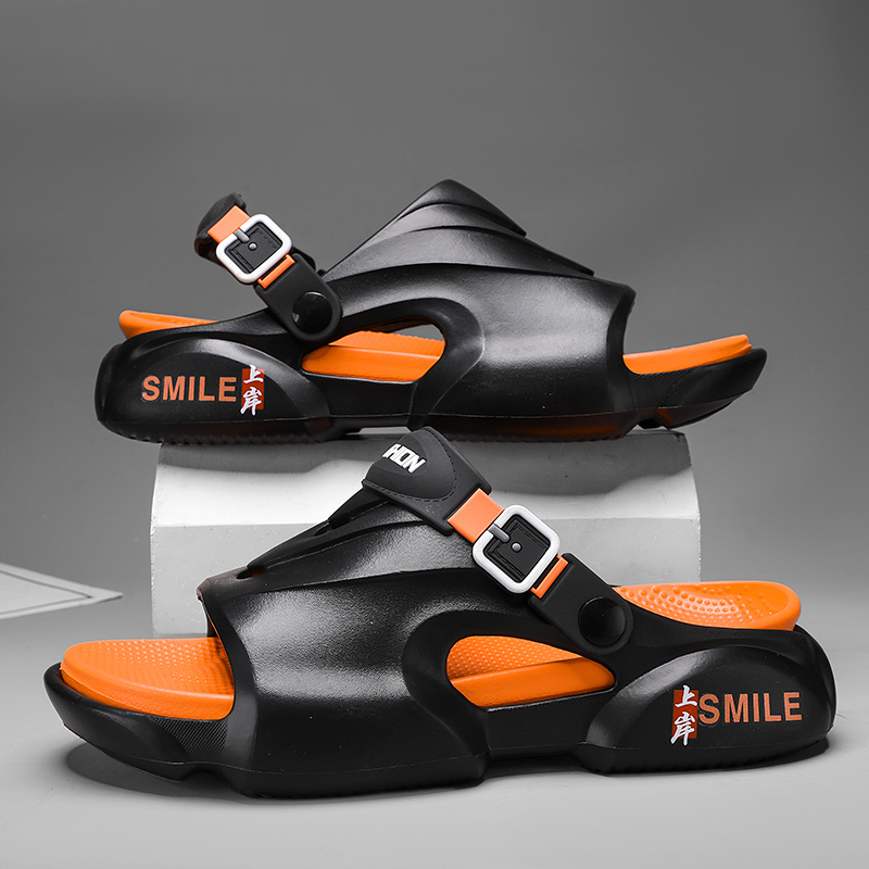 Summer Men's Slippers Outdoor Sandals Beach Comfortable Slides Thick Soft Clogs Water Beach Shoes Men Casual Shoes Men Sandals