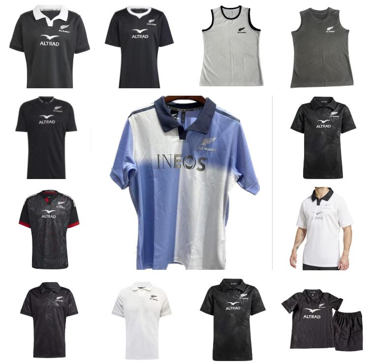 23 24 25 All Super Rugby Jerseys #Black New jersey Zealand Fashion Sevens 2024 2025 Rugby Vest Shirt POLO Maillot Camiseta Maglia Tops size S--5XL