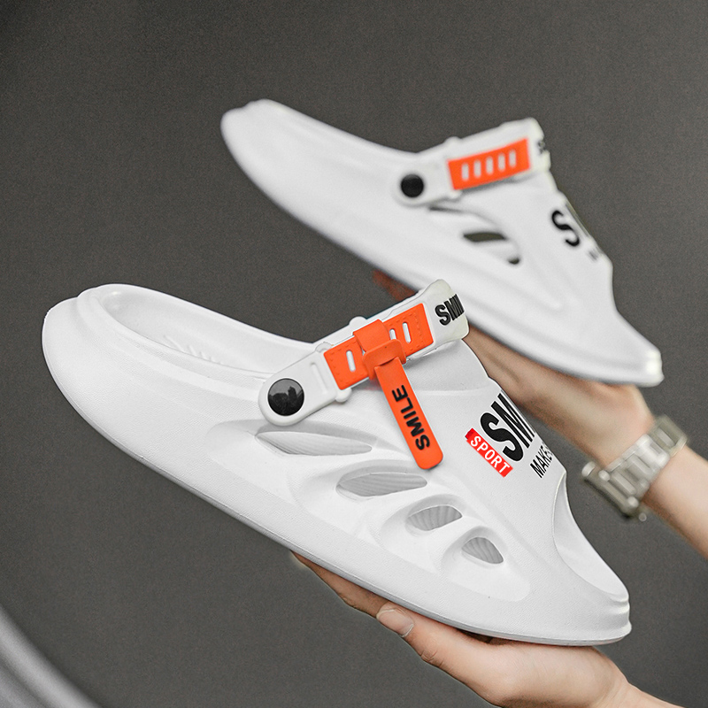 Fashion Men's Slippers Beach Outdoor Sandals Comfortable Soft Sole Clogs Men Casual Shoes Garden Water Shoes Men Home Slippers