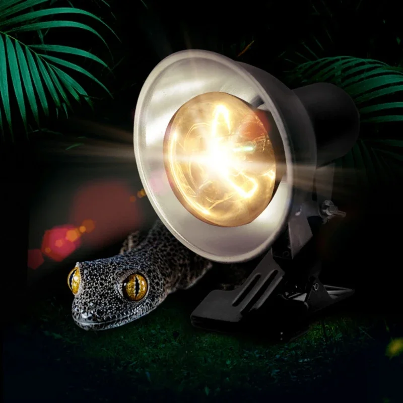 Reptile Turtle Tortoises Habitat Adjustable UVA UVB Lamp Heating Light Holder Stand with Clamp for Fish Tank Lizards Terrarium