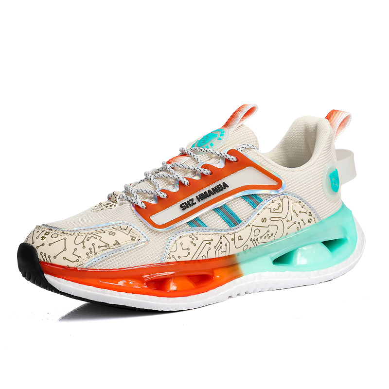 Breathable Trendy Men's Shoes Air Sole Basketball Shoes Men Light Running Sports Shoes Outdoor Mesh Shoes Training Footwear
