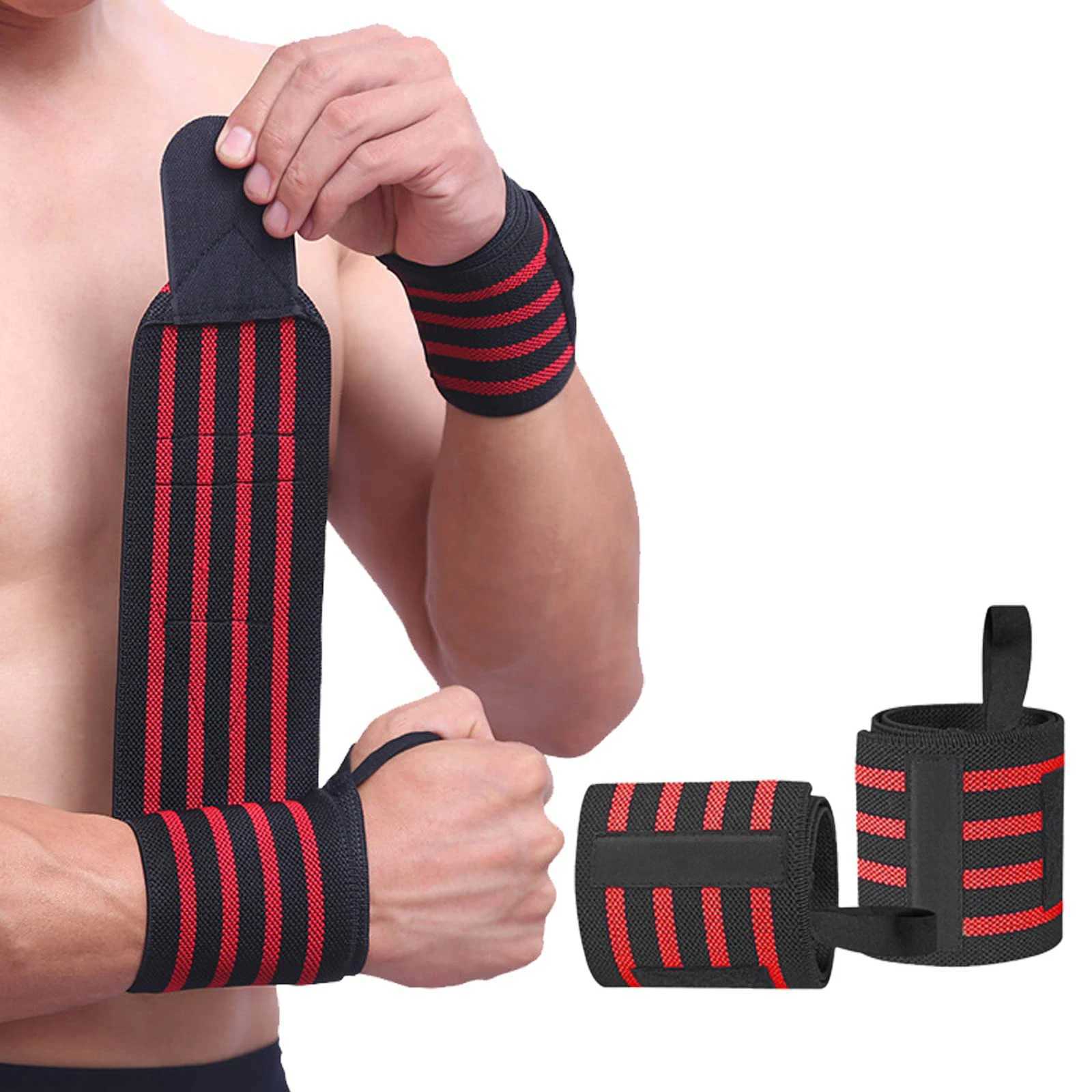 Wrist Support Fitness Wrist Wraps Weight Lifting Gym Wrist Straps Cross Training Padded Thumb Brace Strap Power Hand Support Bar Wristband z240913{cat