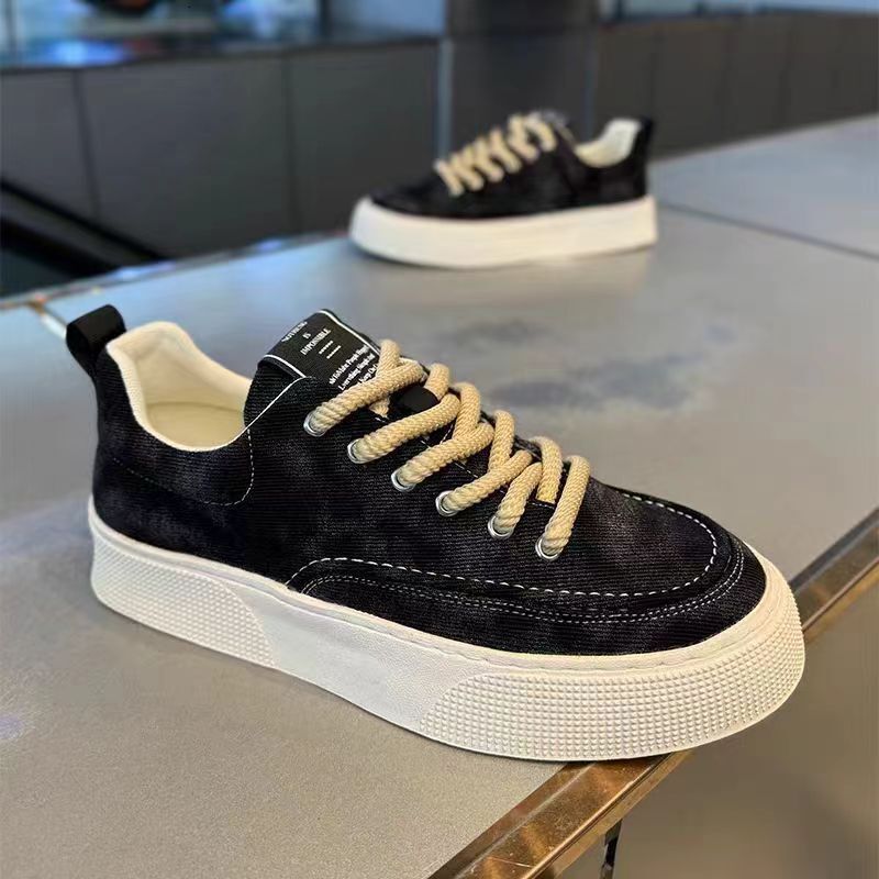 2024 Autumn Men's Board Fashion Trend Chunky ing Comfortable Wear Resistant Breathable Shoes