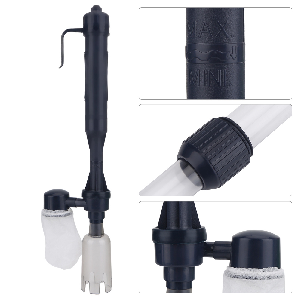 Multi-Functional Electric Aquarium Pump Filter, Fish Tank Cleaning Tool, Changing Water