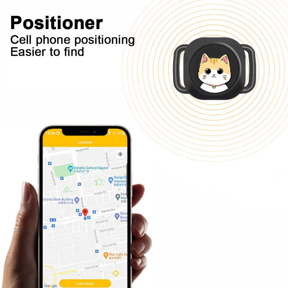 Anti-Lost GPS Tracker Locator Finder Bluetooth-compatible Smart Activity Tracker for Dogs Cats Kids Pets Keychain Wallet Luggage