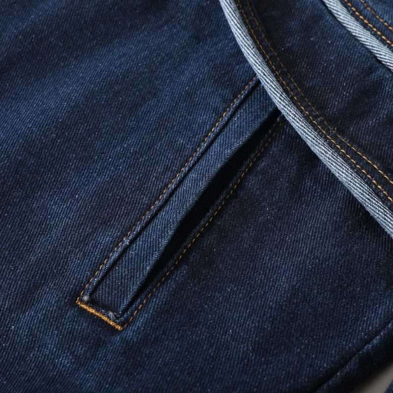 2024 autumn and winter new high-end American retro loose jacket personalized splicing mens denim top blue plus size mens clothi W240914