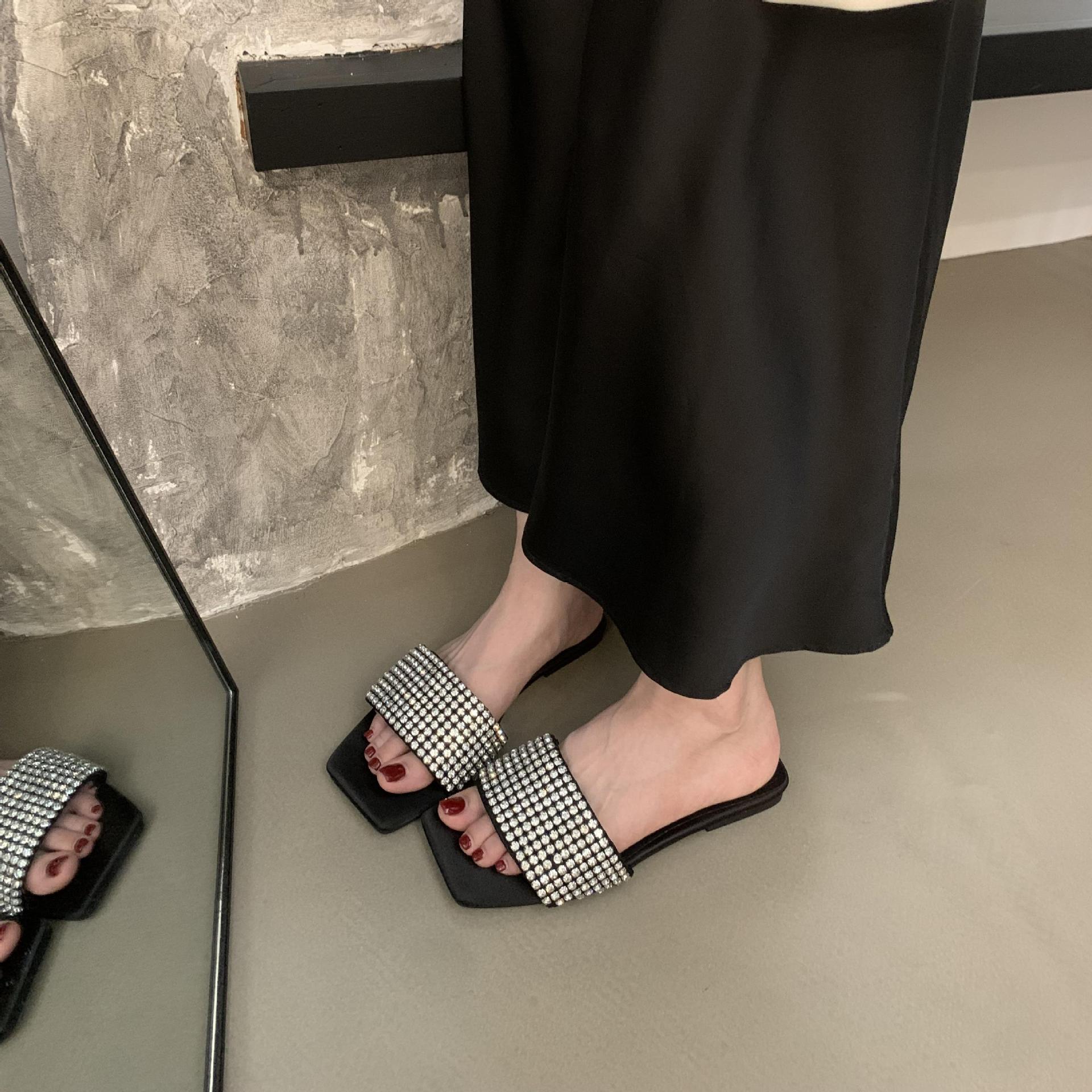 Shoes Fabric Low Rome PU Rubber Hoof Heels 5a02