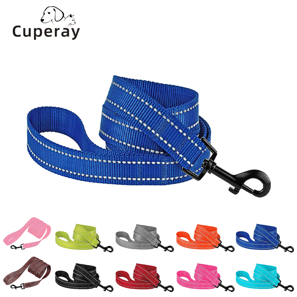 Pet Leash Reflective Rope Medium and Large Dogs Pet Leashes Multi-color Nylon Dog Leash Durable for Outdoor Dog Training Walking