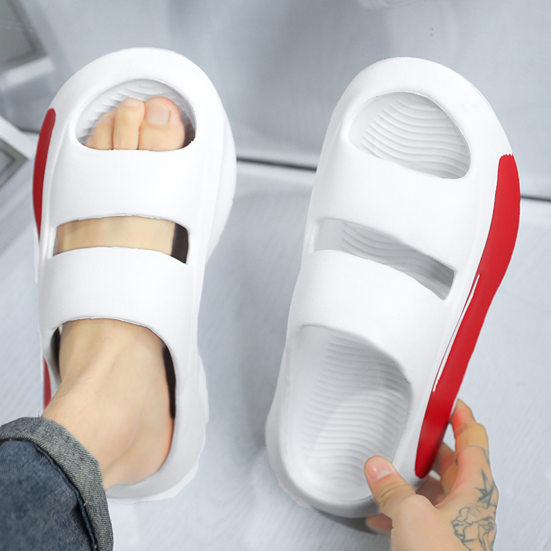 Fashion Men Slippers Slides Indoor Outdoor Sandals Beach Soft Sole Slippers Casual Shoes Men Couple Home Comfortable Slippers