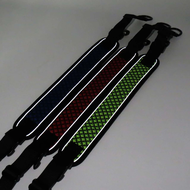 Dog Collar Reflective Nylon Dog Collar with Quick Release Buckle Double D Ring Dog Widen Adjustable Training No Slip Dogs Collar