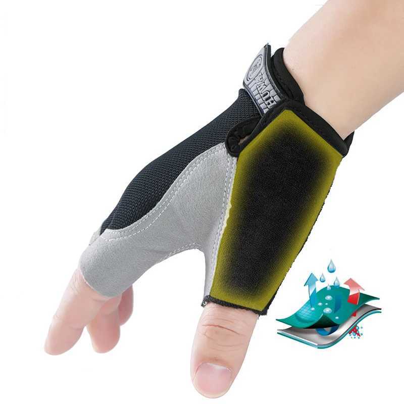 Motorcyclist Gloves for Men Women Cycling Gym Yoga Fitness Training and Exercise Summer Sun Protection Elastic Fingerless Gloves Y240914