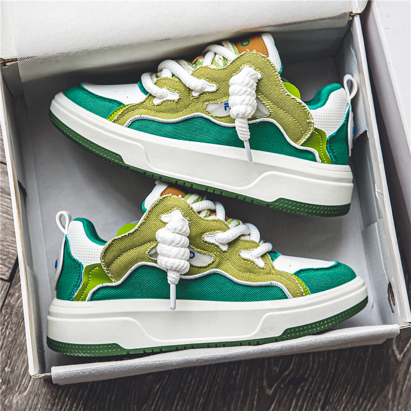 Fashion 2024Men Running Street Hiphop Skateboard Shoes Chunky Comfy Soft Casual Sneakers Men Tenis New Mascuo Footwear Male 4d2c