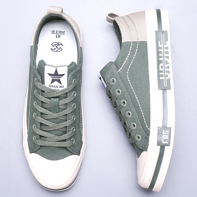2024 High Quality Mens Canvas Casual Shoes Spring and Autumn Mens Flat Casual Sneakers Breathable Canvas Shoes for Mens SS24140