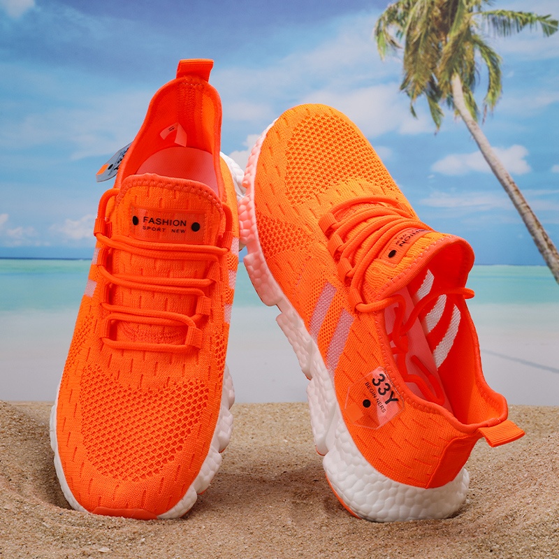 Men Dropshipping Casual Sneakers Striped Breathable Running Comfortable Jogging Shoes Tenis Mascuo Footwear Male e463