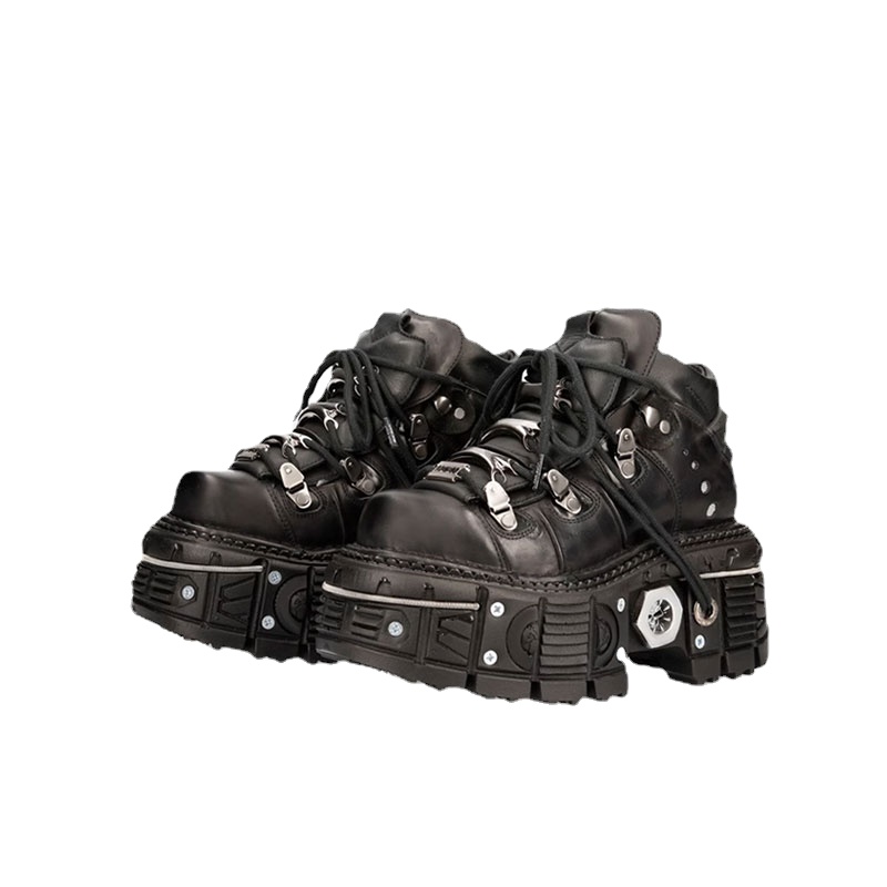 Spain Trendy Brand New 2024 New Women's Clothes Vintage Metal Platform Muffin Tank High-Top Dad Shoes Men