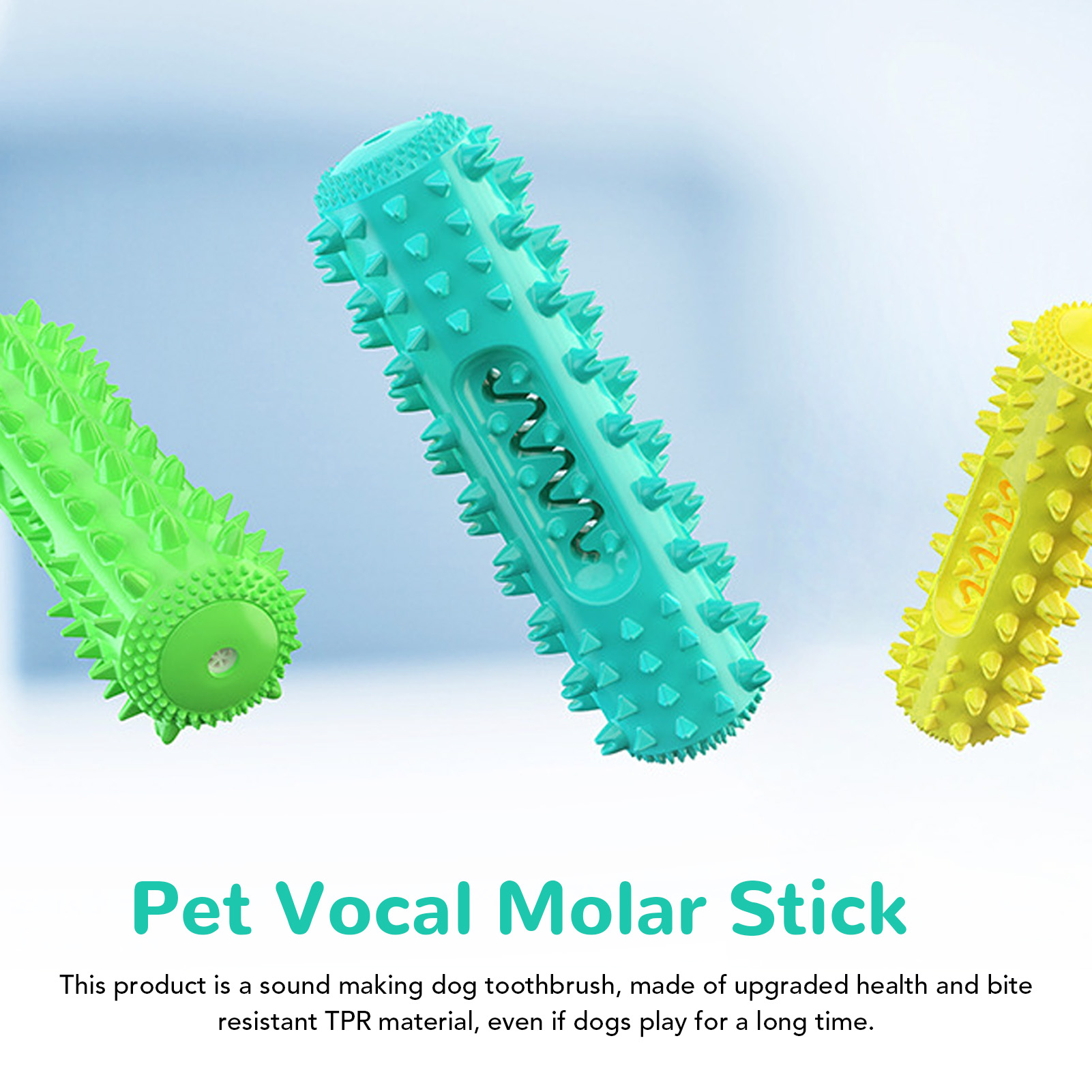 Pet Vocal Serrated Molar Stick Dog Tooth Cleaner Stick Dog Chew And Bite Pet Toy Vocal Serrated Molar Stick