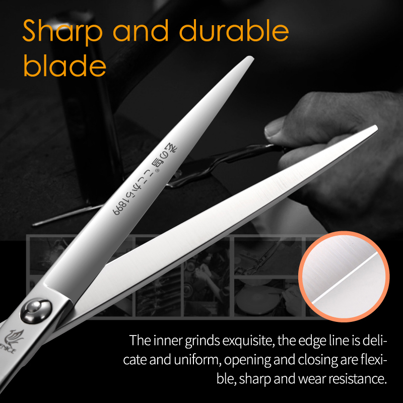 Fenice 7 inch 7.5 inch VG10 steel pet grooming scissors for dogs cutting scissors pet scissors grooming shears tesoura tijeras