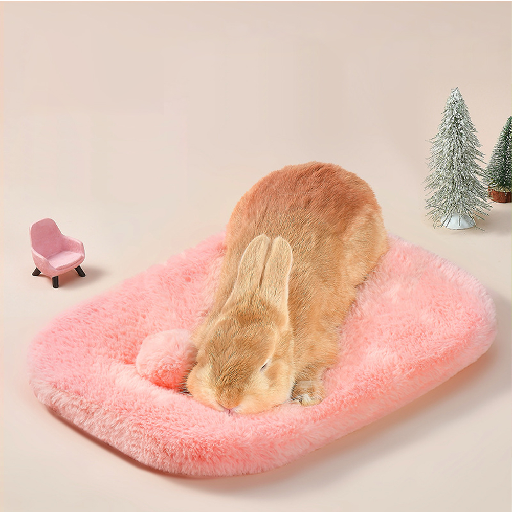 Rabbit Sleeping Beds Guinea Pig Warm Soft Mats Small Animals Winter Bed Pads For Rabbit Hamster Squirrel Chinchillas Ferret