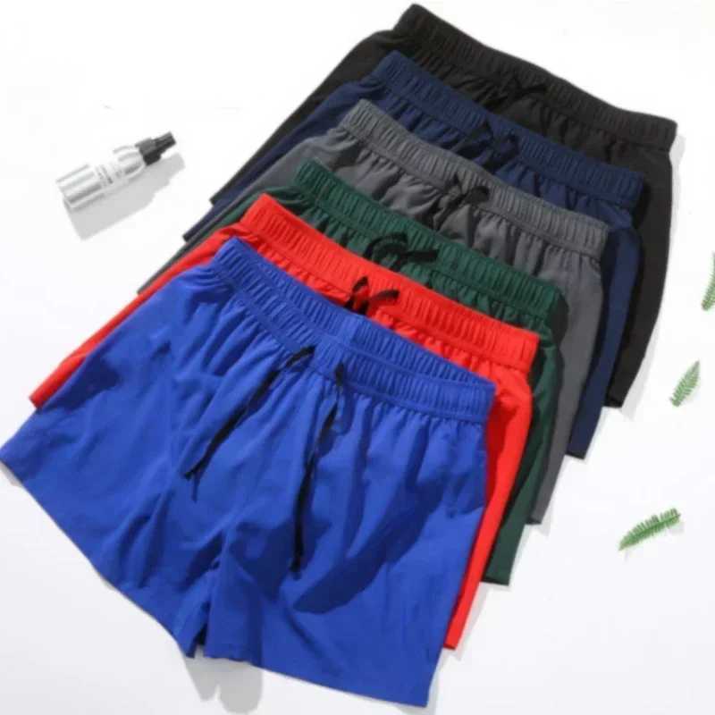 Running Cargo Shorts Quick-dry Beach Trousers Sports Short Pants Men Elastic Joggers Bodybuilding Shorts Casual Homme Sweatpants Y240914
