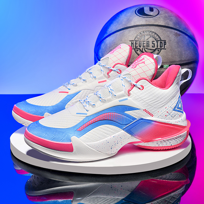 High-quality Men's Basketball Shoes Women Reflective Basketball Sneakers Men Outdoor Rubber Anti Slip Sports Training Shoes Male