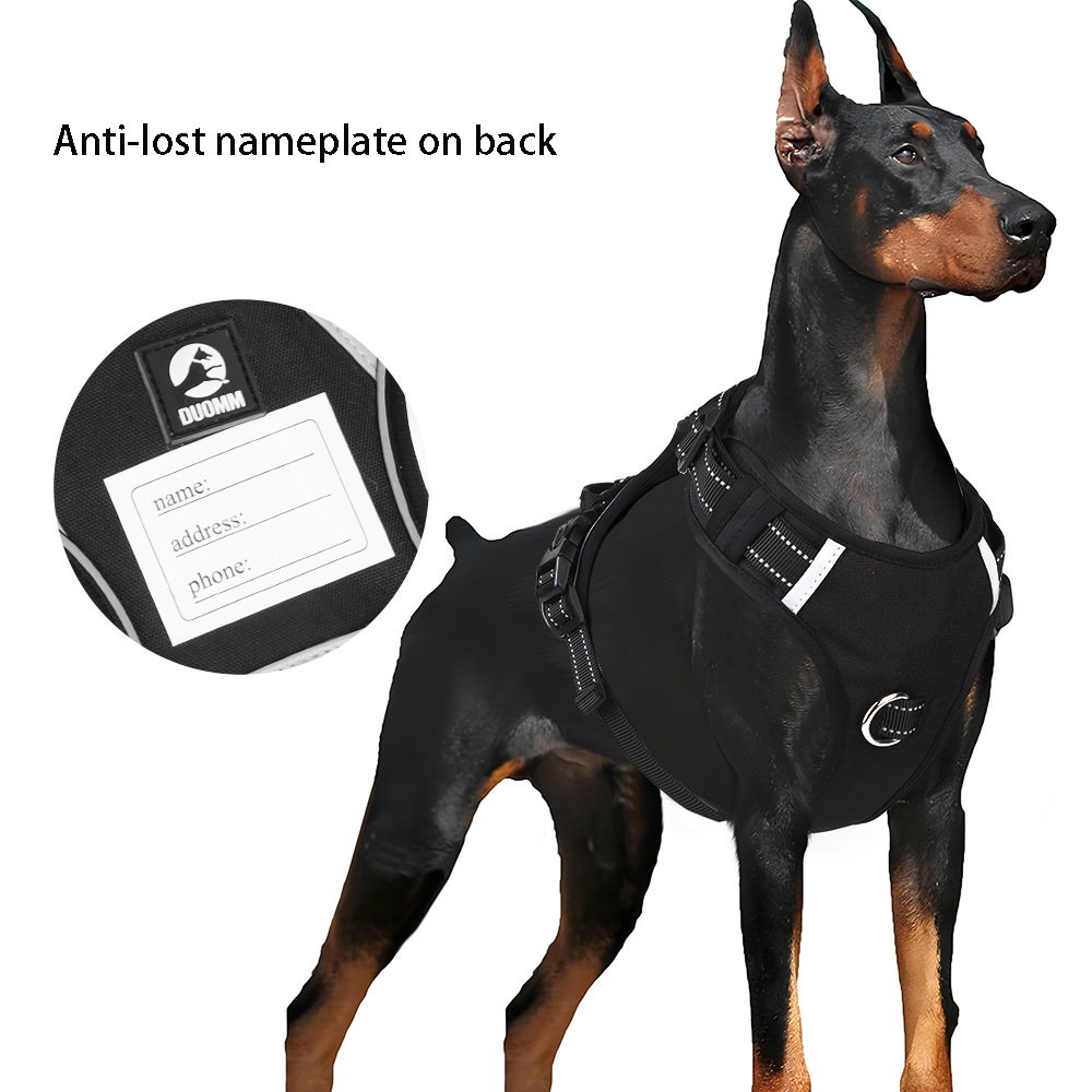 No Pull Dog Harness,Reflective Walking Dog Harness with Easy Control Handle Adjustable Breathable Soft Padded Dog Vest Harnesses
