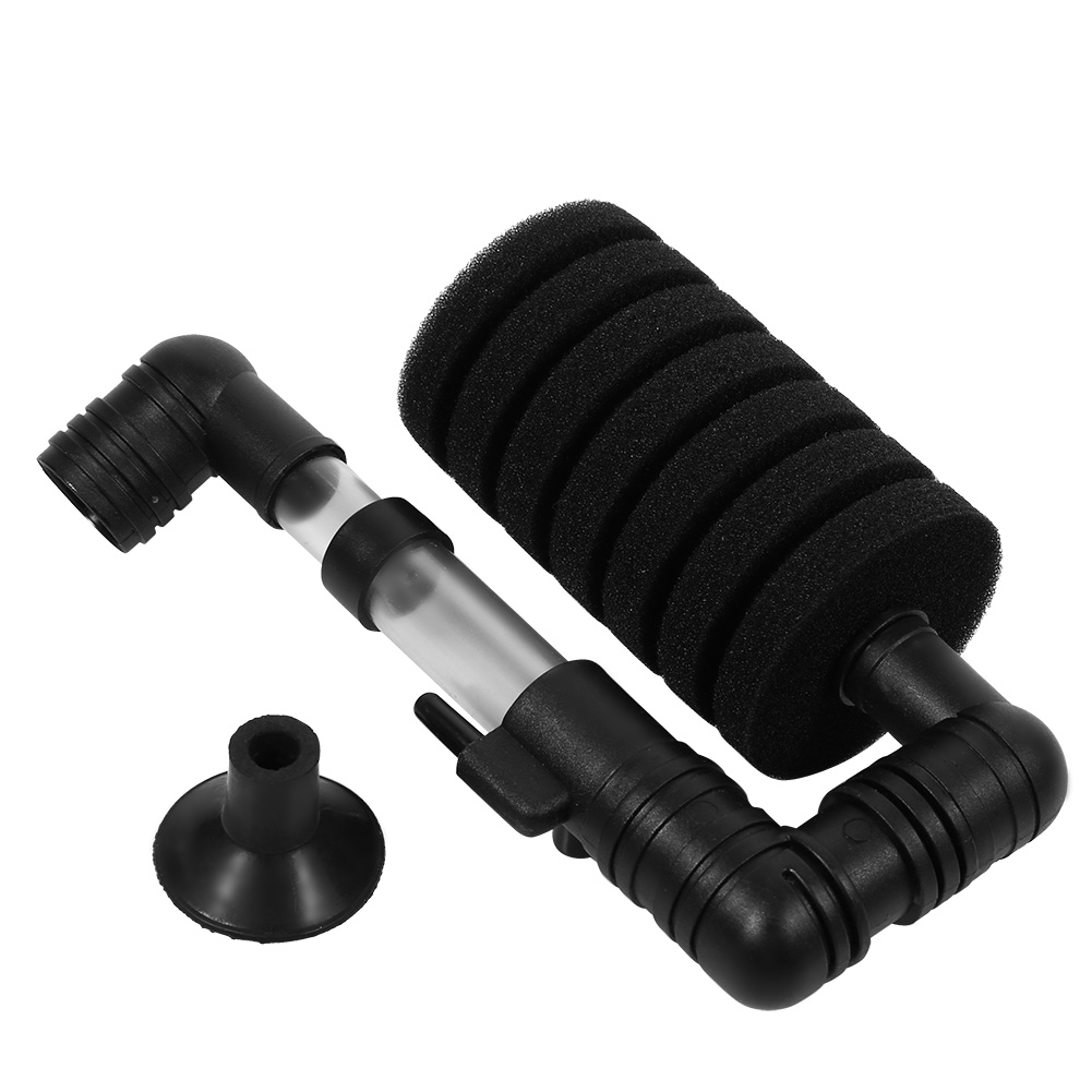Double Headed Sponge Air Pump Aquarium Filter with Suction Cup, Single Head Filter, Biochemical Sponge