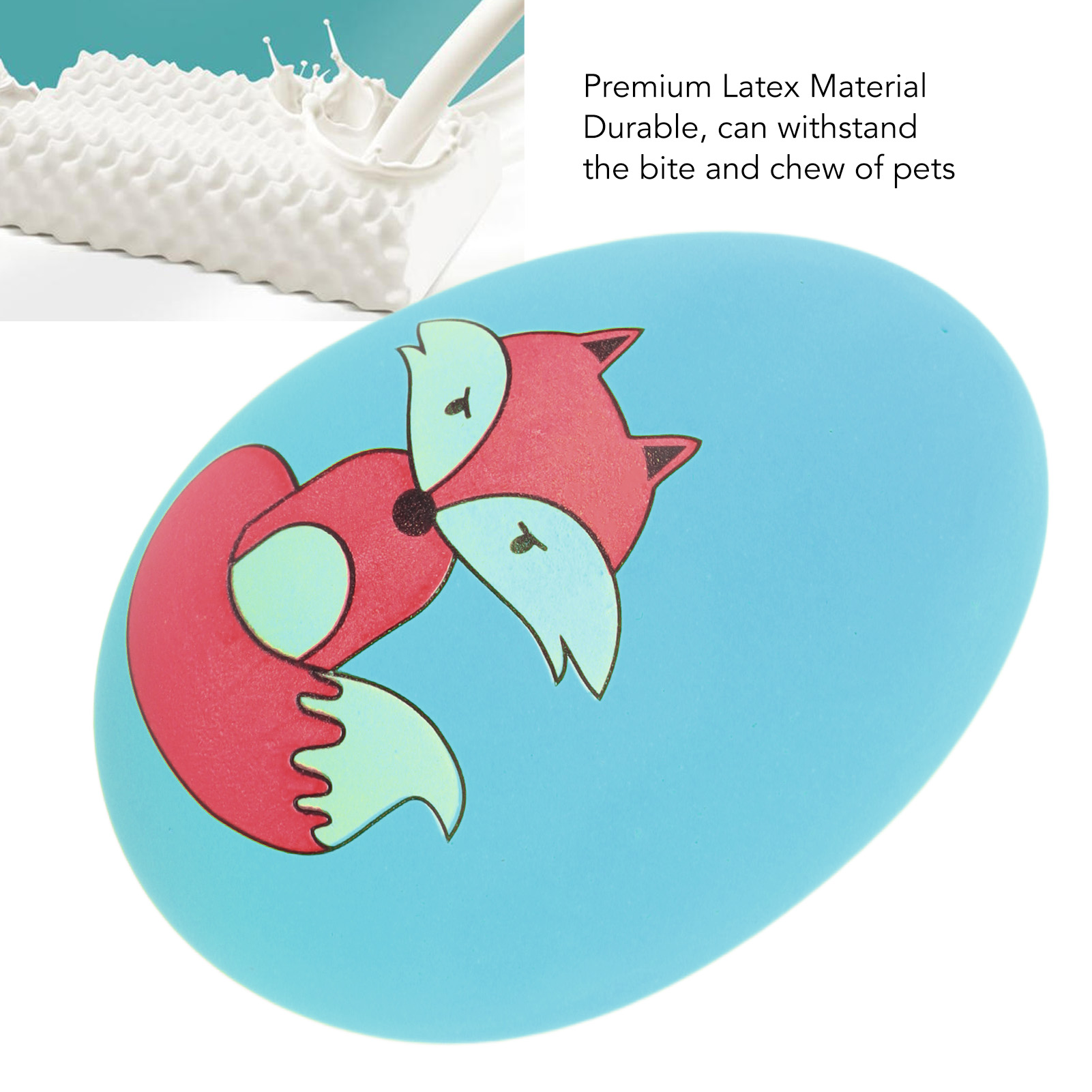 Latex Pet Ball Toy Bite Resistant Interactive Fetch Play Animal Pet Egg Ball For Cats Dogs