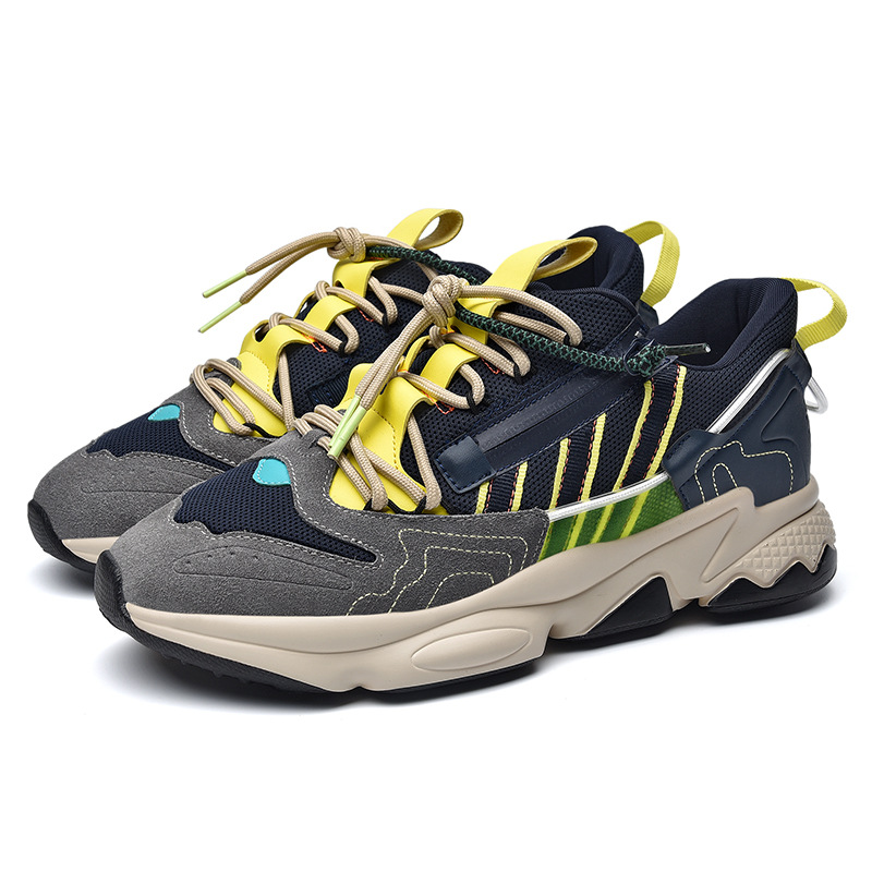 Fashion Sneakers Men 2023 Summer Breathable Comfortable Thcik Bottom Shoes for Men Casual Shoes Tenis Masculin Zapatillas Hombre