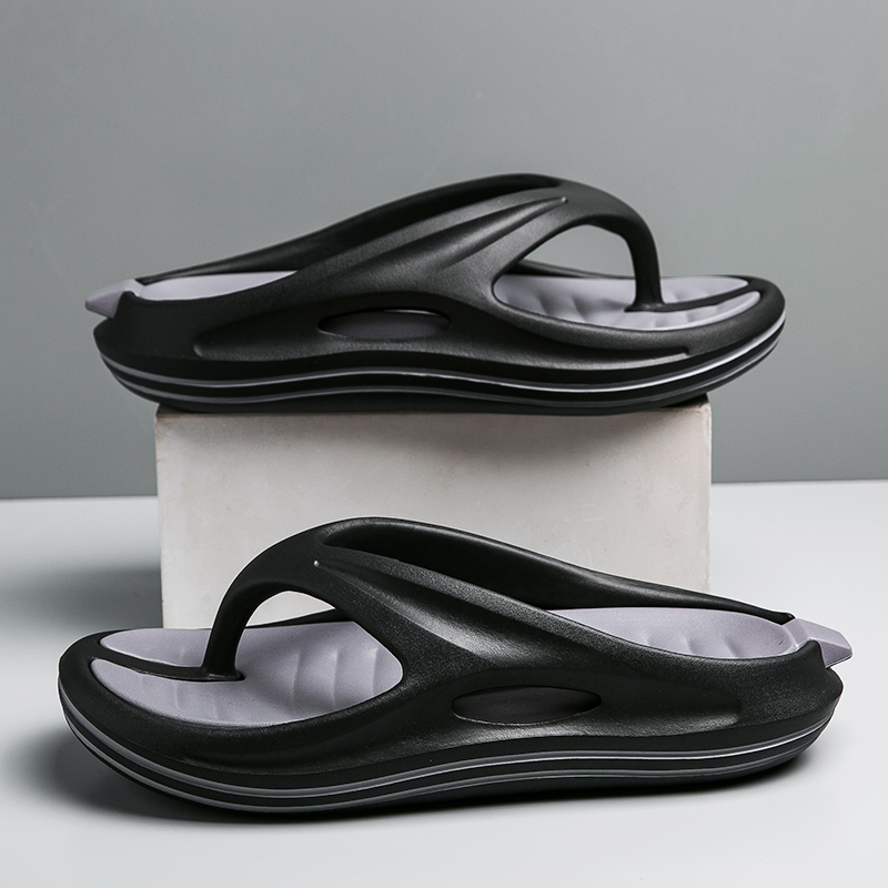 High Quality New Men Flip Flops Slippers Outdoor Indoor Beach Sandals Trend Men Thick Sole Soft Slides Men Slippers Casual Shoes