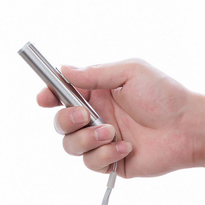 Laser Pointer Cat Toy 3 Gears Adjustable USB Rechargeable Pet Chaseing Tease Stick for Indoor Cats Training Exercise Portable