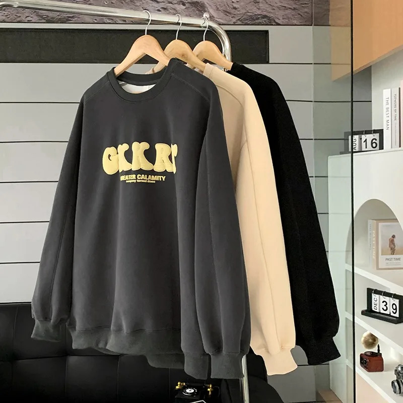 NXXTRESS Mens and womens Hoodie Sweatshirt Clothing Letter Print Loose Harajuku Streetwear Autumn and Winter Hoodies 240911