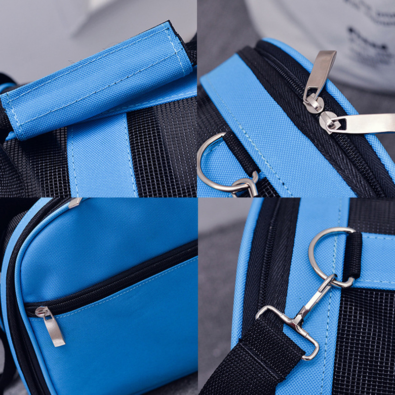 Pet Carrying Bag Outing Portable Cat Dogs Handbag foldable small to medium dog cage mesh handbag