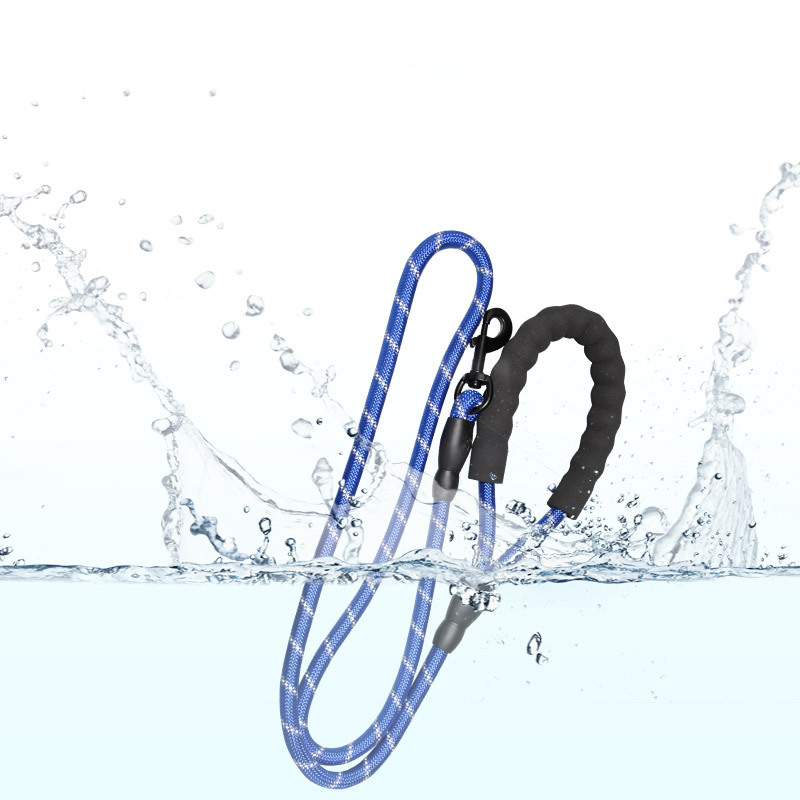 Dog Collar and Leash Set Explosion Proof, Strong Round Rope Leash Set for Running and Walking Dogs for Small, Medium Large Dogs