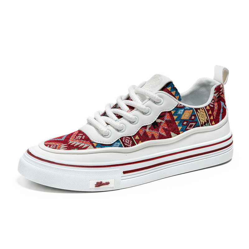 Wholesale fashion simple casual board new men's low-top cloth shoes