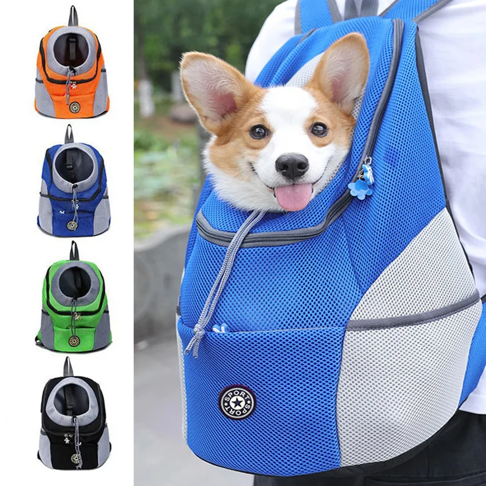 Pet Dog Carrier Bag Carrier For Dogs Backpack Out Double Shoulder Portable Travel Backpack Outdoor Dog Carrier Bag Travel Set