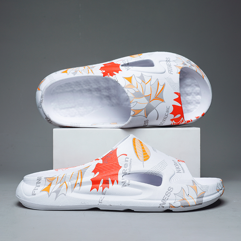 Fashion Men Massage Slippers Sides Indoor Outdoor Sandals Beach Casual Shoes Soft Sole Slides Men Flip-flops Men's Home Slippers