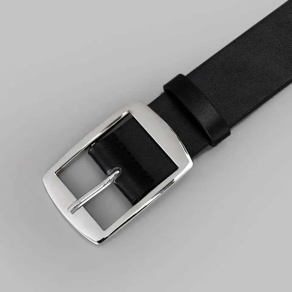 Retro Luxury PU Leather Belt Famous Brand Designer Versatile Waist Strap Casual Jeans Men BeltX240914