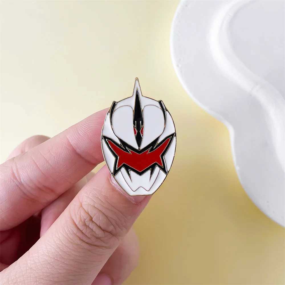 Power Dinosaur Rangers Enamel Pin Color Battle Suit Combat Helmet Lapel Badge Classic Cartoon Jewelry Collection WholesaleX240914