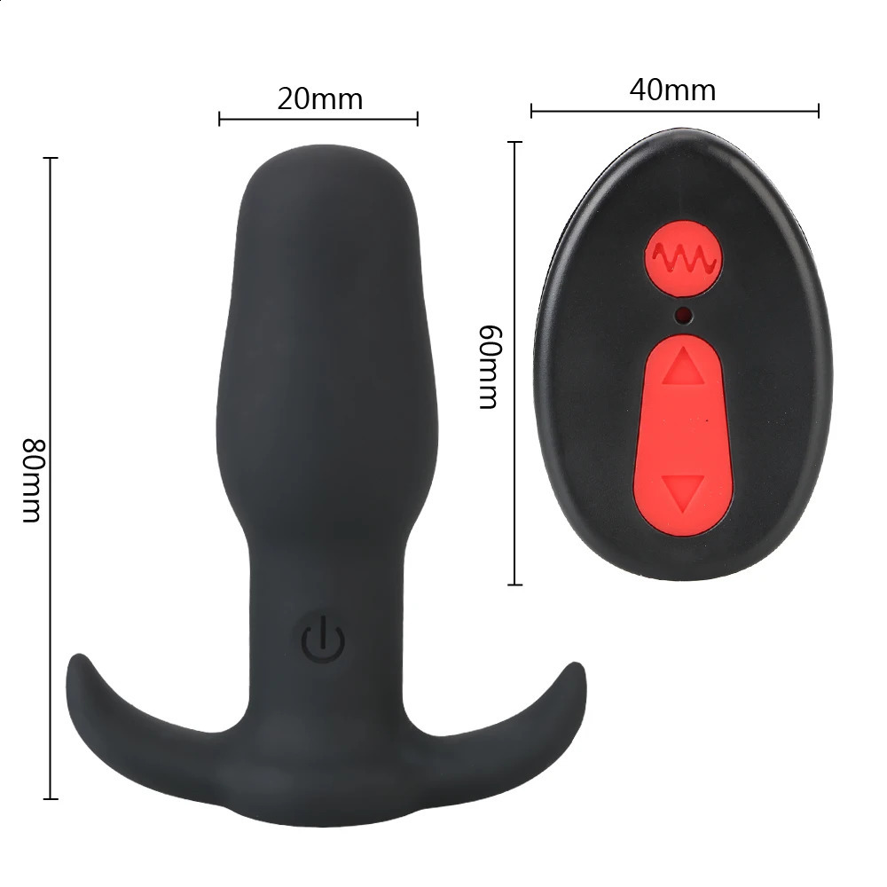 Vibrating Butt Plugs Dildo Vibrator G-spot Wireless Remote Control Anal Plug Stimulator Prostate Massage Sex Toys For ManWoman 240914
