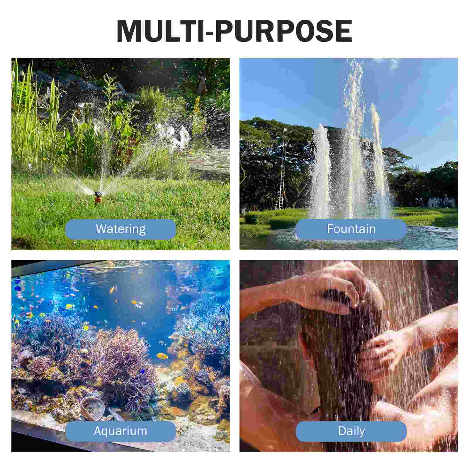 Brushless Submersible Pump Water Circulation Adjustable Aquarium Mini Waterproof